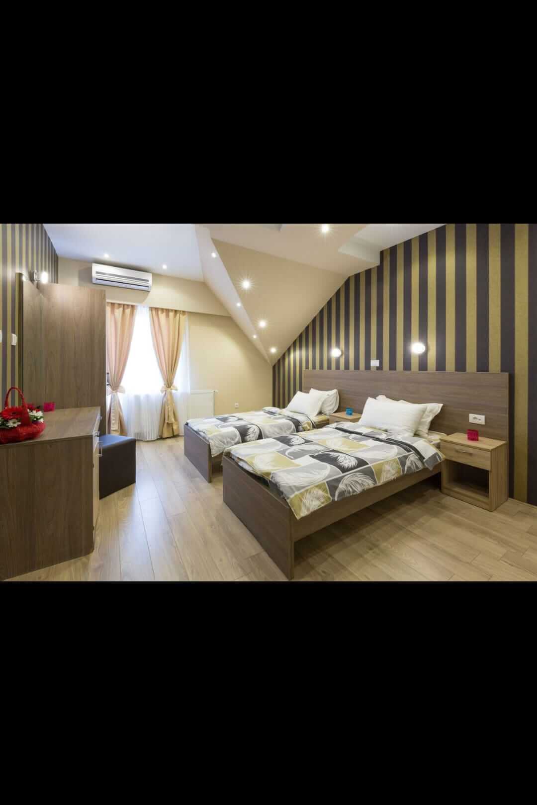 Twin Soba sa dva odvojena kreveta